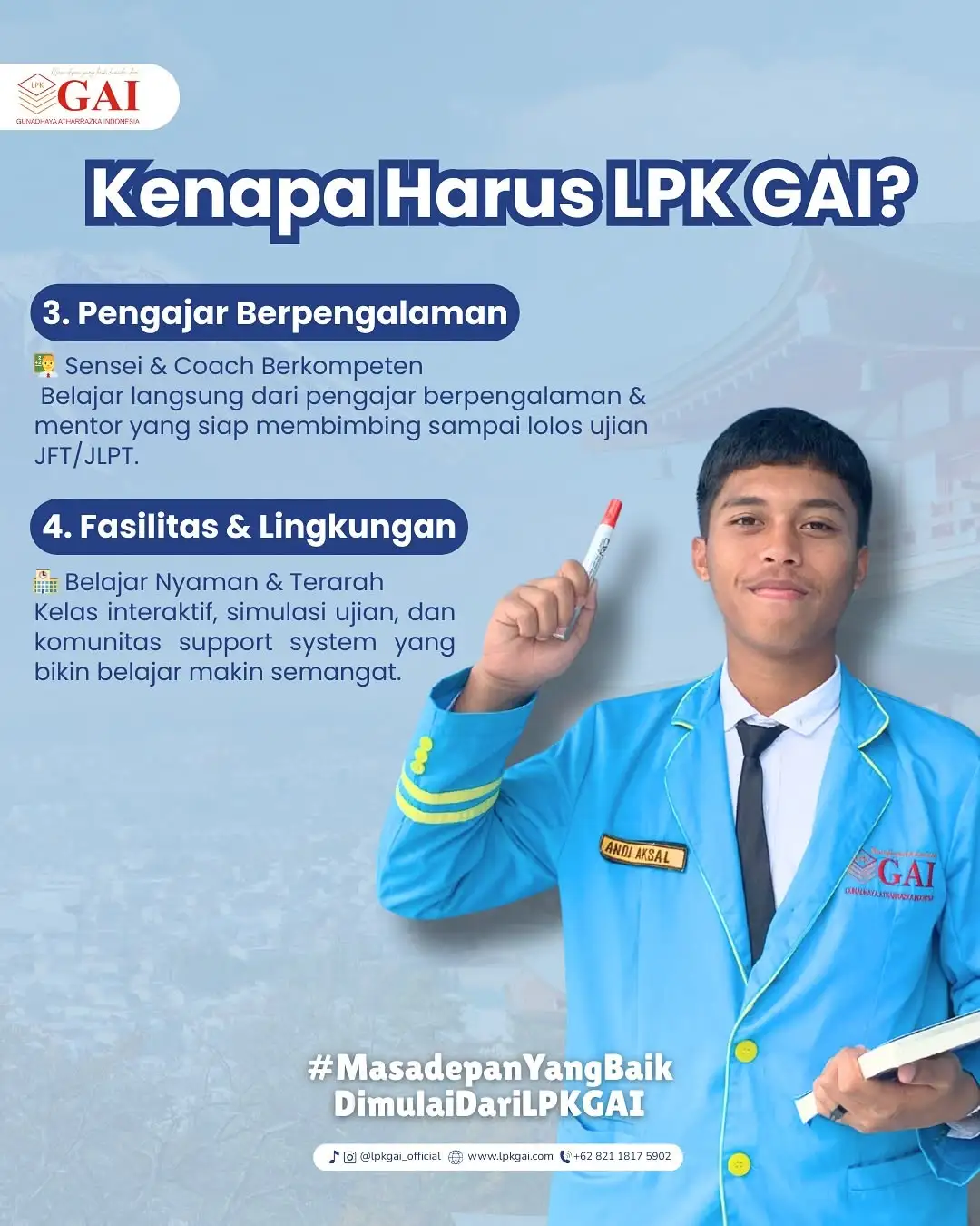 Pemandangan kota Jepang