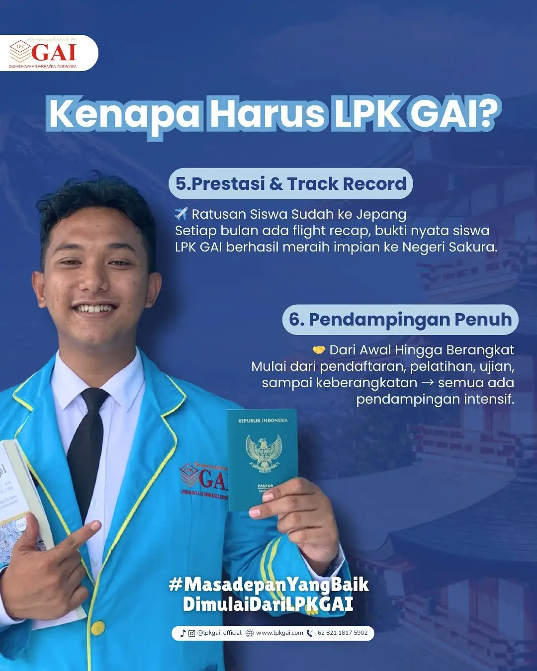 Pemandangan kota Jepang